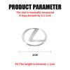 Car Accessories Metal Nickel Badge Interior Sticker Auto Decoration For Lexus IS IS250 IS250C IS300 IS300C IS350 IS350C RX GX LS