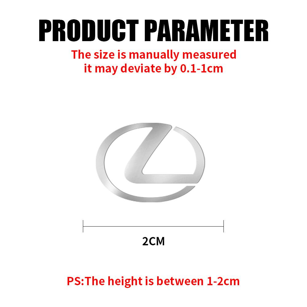 Car Accessories Metal Nickel Badge Interior Sticker Auto Decoration For Lexus IS IS250 IS250C IS300 IS300C IS350 IS350C RX GX LS