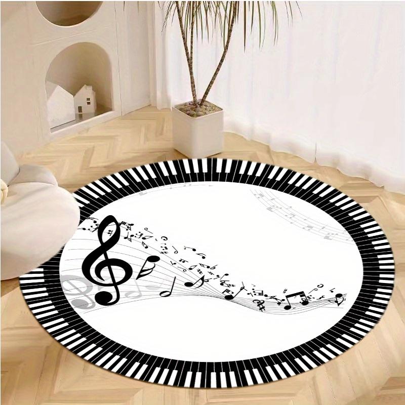 S Music Hit Cd Round Rug Nonslip Area Rug Office Chair Mat Carpet For Living Room Bedroom Home Decor