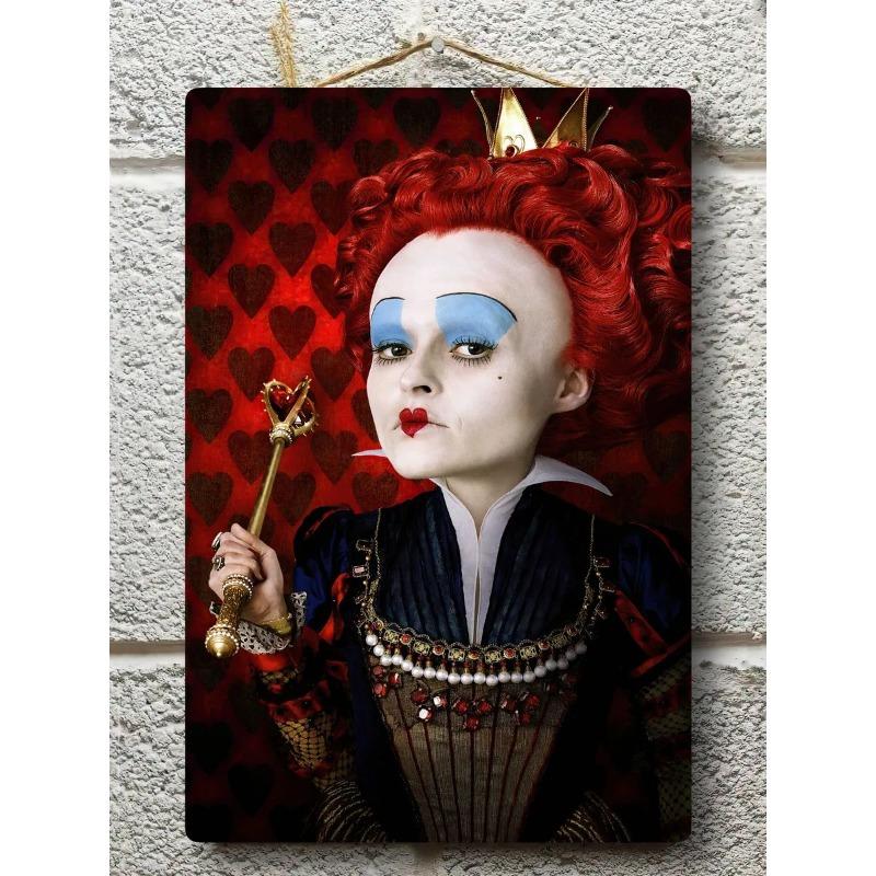 Red Queen Disney Poster, Alice In Wonderland Wall Art