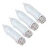 4 Pz Luce LED Esca da Pesca Luce Esca Subacquea Impermeabile Luce Esche Bianca con Scatola