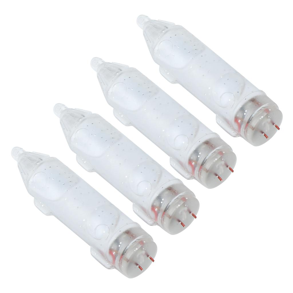 4 Pz Luce LED Esca da Pesca Luce Esca Subacquea Impermeabile Luce Esche Bianca con Scatola