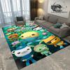 3D The-Octonauts cartoon printed carpet Living room bedroom non-slip carpets Yoga mat Outdoor carpet kawaii rug birthday gift