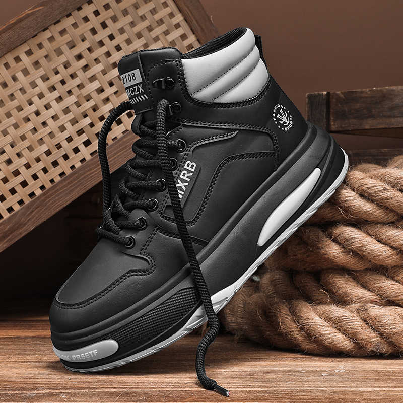 Fashion With Ties Warm Pads Black Dress Shoes For Men Boots Men's White Wedding Shoes Men's Luxury Brands Sneakers Sports
