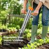 Seedling Planter with Twin Handles | HeavyDuty Stainless Steel Mechanism, Transplanter, for