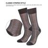 Herren-Seidensocken, hautfarbene Kleidersocken, ultradünne Nylon-Business-Socken, Sommer-coole Rundhals-Socken