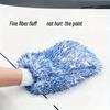 Plush Car Wash Mitt Microfiber Thick Car Cleaning Mitts Auto Car Wash Accessories Car Cleaning Tools Dusting Gloves