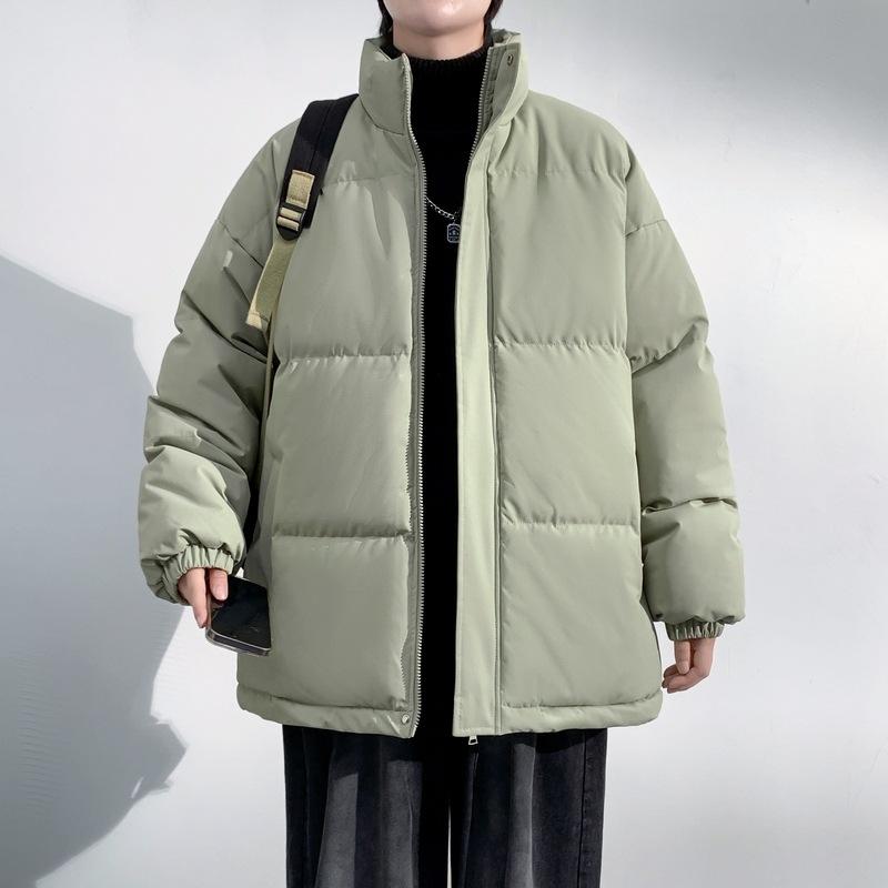 M-8XL Big Size Cotton Clothing Men and Women with The Same Paragraph Winter Stand-up Collar Cotton Jacket Loose Cotton Coat Men Thickened To Keep Warm