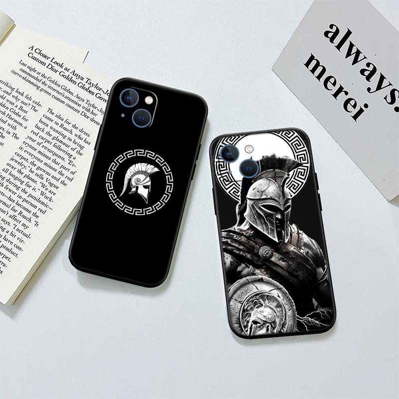 Spartan Warrior Phone Case for Samsung Galaxy S20 S21 S22 Ultra FE + Plus A21S A22 A24 A25 A26 A30 A30S A31