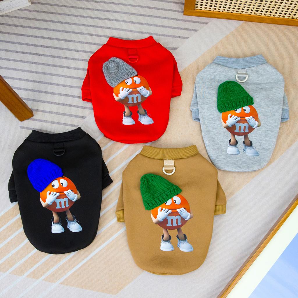 Dog Clothes Pet Two-legged Winter Hooded Pet Sweatshirt
