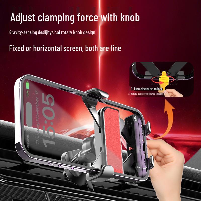 Universal Metal Gravity Car Phone Holder for Air Vent