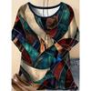3D Printed Summer Women's T-Shirt Breathable Versatile Fashion