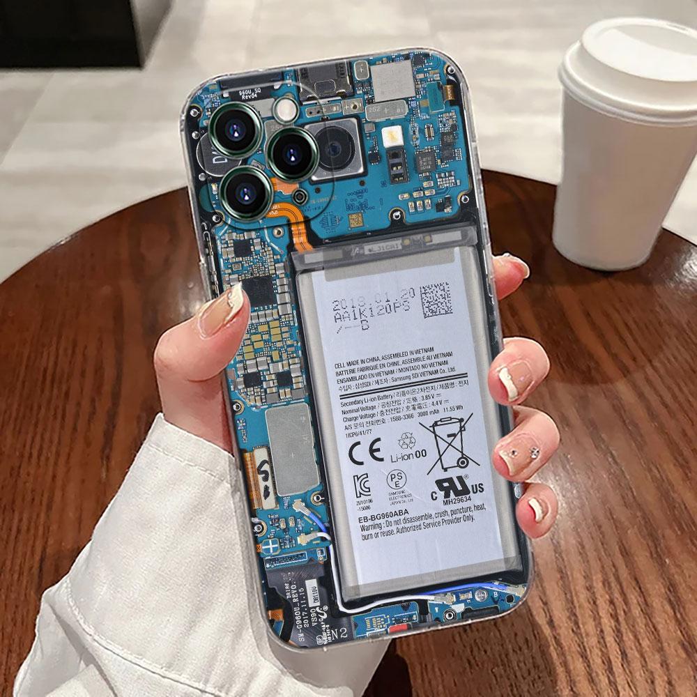 Cassette Tapes Circuit Board Camera Games-Bays Case For Apple iPhone 17 16 15 14 13 12 11 Pro Max 16 Plus 16E 17Air Phone Cover