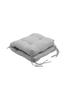Light Grey Patio Seat Cushion, Soft Thick Padded Replacement Pad for Outdoor Garden Balcony Chair Sofa