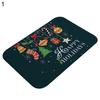Anti-slip Waterproof Christmas Doormat Bathroom Kitchen Floor Mat Carpet Cushion