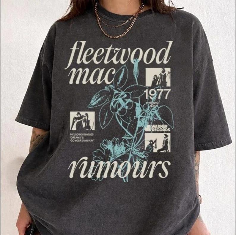 Fleetwood Mac Rumours 1977 Vintage Band T Shirt L