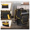Multiple Pockets Tool Backpack Black Color Toolkit New Design Tool Bag  Multi Functional Storage