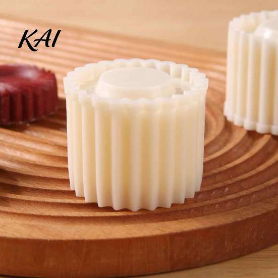 Hand Press Mooncake Mold Sunflower Pattern Round Mold, Double Ended Plastic Pastry Easy Clean Baking Tool, Dough Embosser for Homemade Cookies