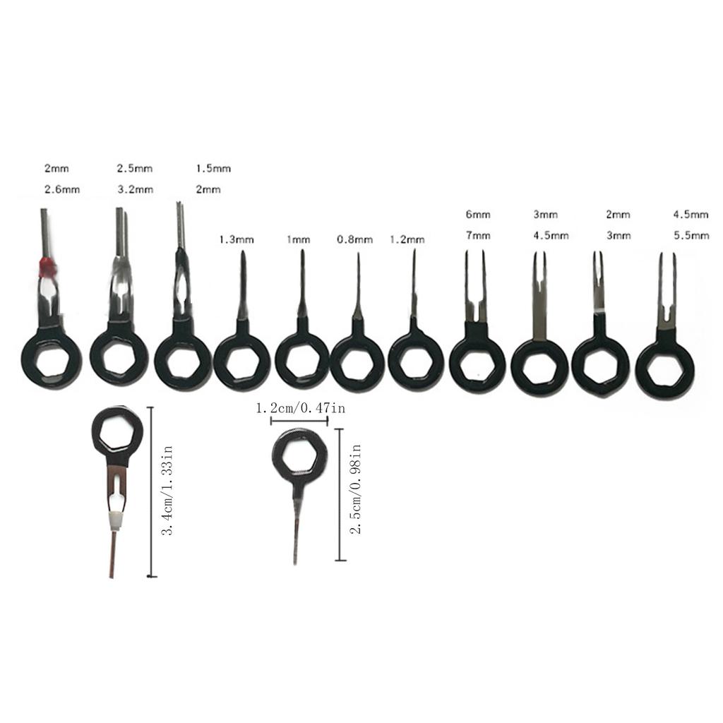 Stainless Steel Needle Remover 11-Piece Set Of Auto Tool Needle Remover