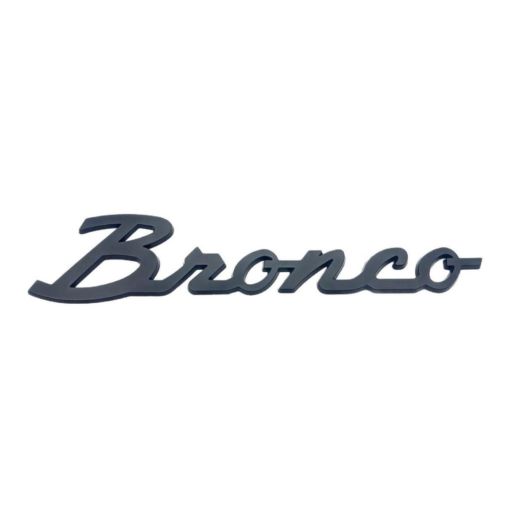Ideal for Ford Bronco lettering, prancing horse emblem, fender lettering, and rear emblem stickers.