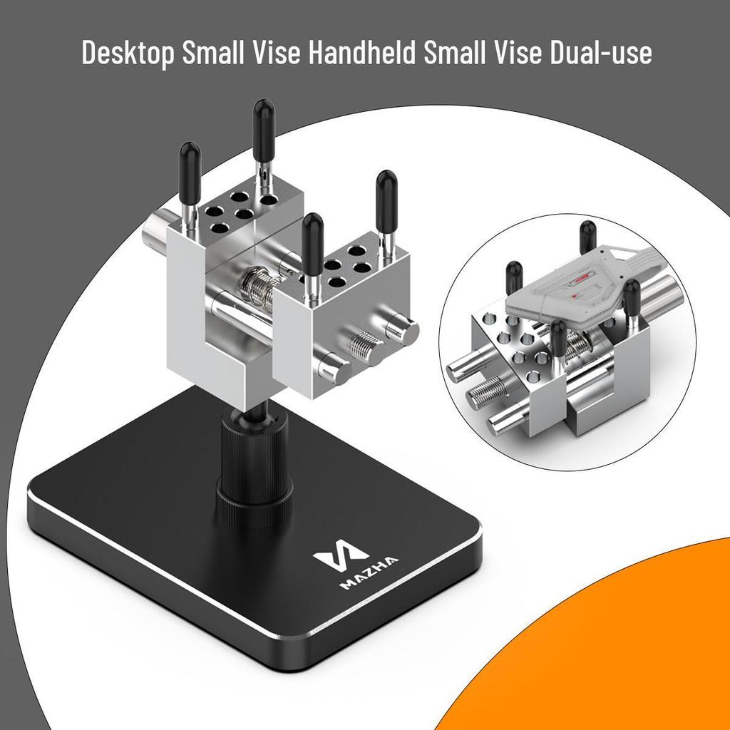 MAZHA T0010 Desktop & Handheld Mini Vise: Gundam Model Sanding, Painting, and Cutting Tool