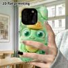Phone Case: 2D flat design suitable for iPhone 18, 17, 16, 15, 14, 13 Pro protective case, little frog wearing a hat, perfect Christmas and Halloween 