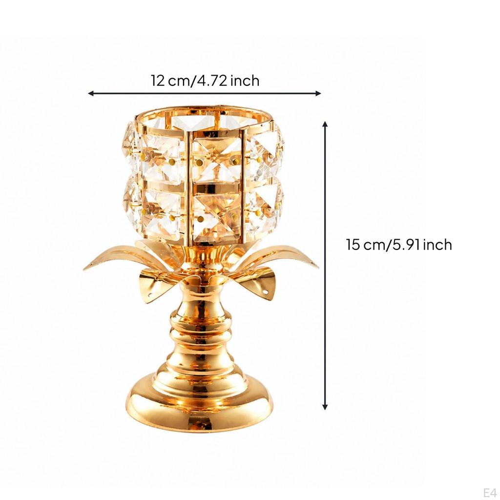 Caged Candle Holder with Leaf Accents | Ornamental, Freestanding, Iron