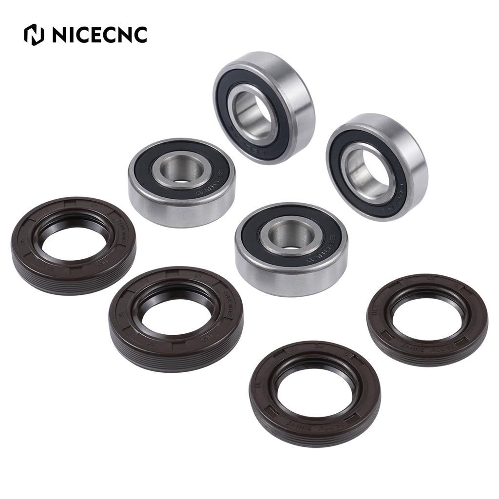 NICECNC Motorcycle Front Rear Wheel Hub Bearing Oil Seal Kit For Yamaha YZ85 2002-2018 YZ65 YZ80 93306-20120-00 93106-20031-00