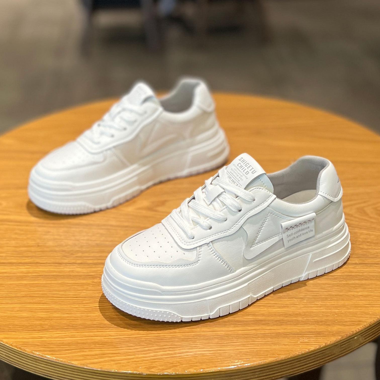 

Обувь для сёрфинга, женская осенняя новая модель, толстая подошва, увеличенная высота, дышащая, повседневная, универсальная, спортивная, белая обувь, модная 40