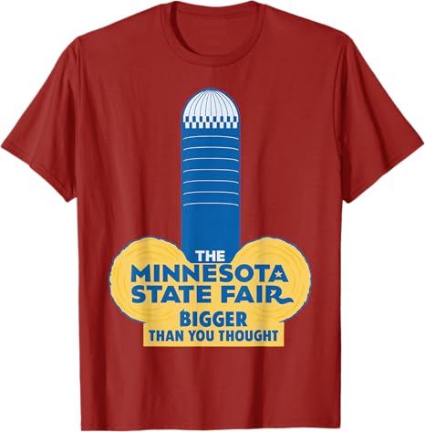 

Funny The Minnesota State Fair Bigger Than You Thought TShirt Humor Park Outdoor Graphic Short Sleeve Sarcastic Saying Tee S