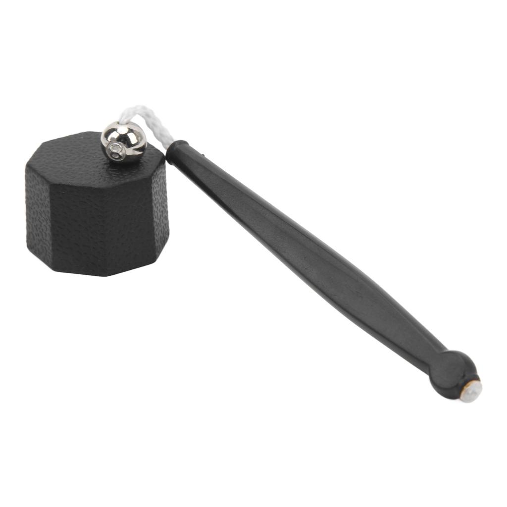 Pool Cue Chalk Holder Cover Octagonal Design Lightweight Black Plastic Pool Chalk Holder for