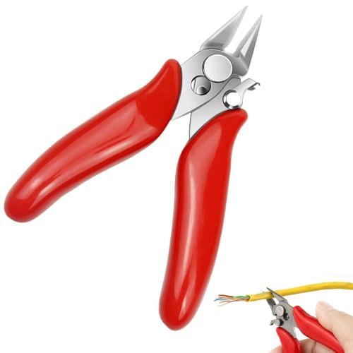 Mini Wire Nippers, Diagonal Pliers, and Electronic Pliers, Compact and Lightweight Multi-Function Hand Tool for Crafts, DIY, Home and Industrial Use,
