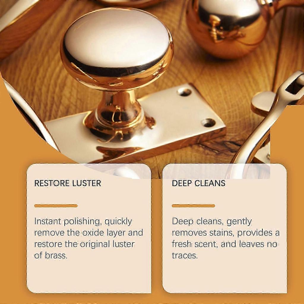 Brass Polishing Cleaning Spray Decontamination Polishing Bright Gentle Maintenance Brass Car