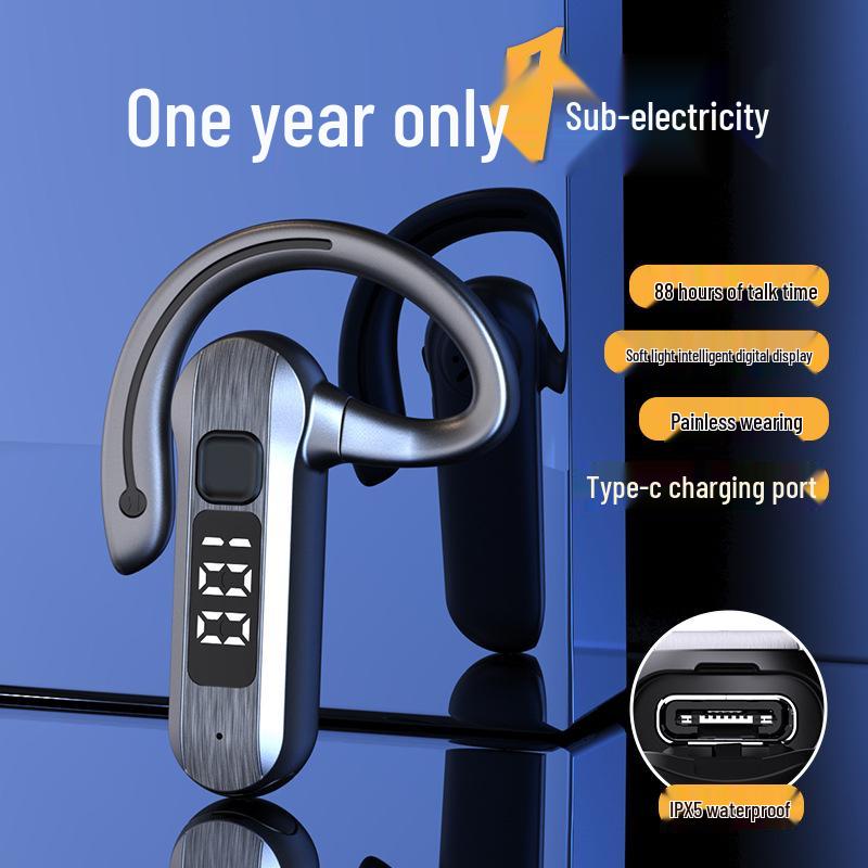 OWS Bluetooth Bone Conduction Wireless Open-Ear Noise-Cancelling Headphones for Running