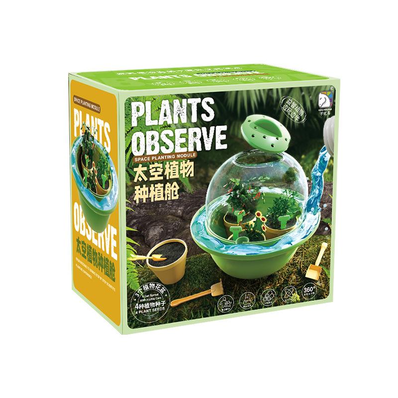 Space Planting Cabin Children's Scientific Experiment Suit Vegetable Plant Growth Hydroponic Greenhouse Cultivation Toys