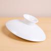 White Ceramic Tea Cup Lid 3 Inch Universal Size for Teacups Mugs Coffee Cups Temperature Retaining Drink Cover Tea Ware