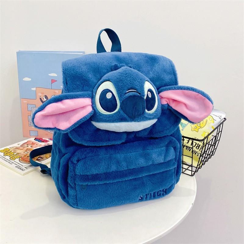 Stitch Plüschtier Tasche mit Canvas Innentasche für den täglichen Freizeitgebrauch
