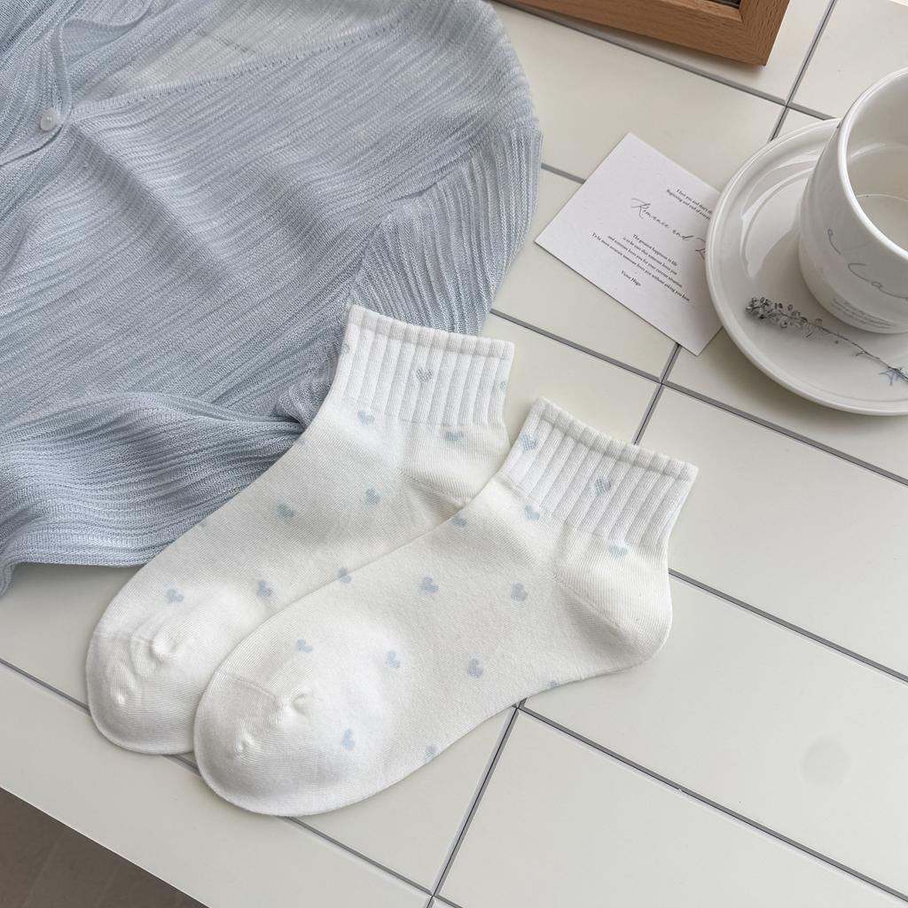 Spring And Summer Short Tube Socks Children'S Japanese College Style Fresh Girl Socks Thin Breathable Cotton Socks Women'S Boat Socks