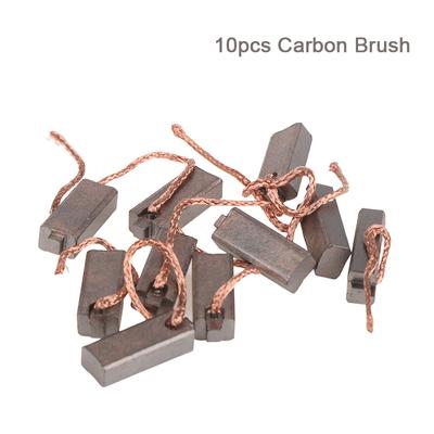 10Pcs 5*7*19Mm Electric Generator Carbon Brushes Car Alternator Power Tools
