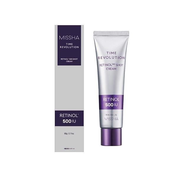MISSHA Revolution Time Retinol  4000 Shot Intensive Cream  500 Shot Cream  500 Shot Serum