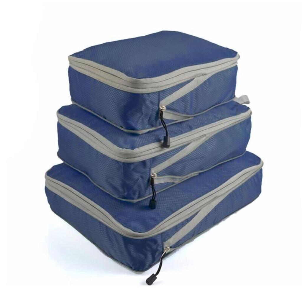 3Pcs/set  Compressible Travel Storage Bag Portable Large Capacity Storage Bag Suitcase Luggage Packing Cubes