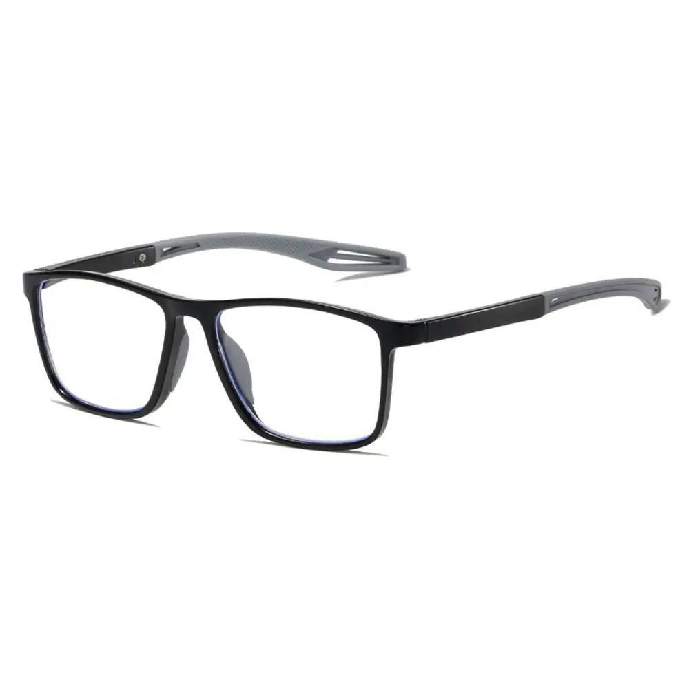 

Blue Ray Blocking Anti-Blue Light Reading Glasses Ultralight PC Hyperopia Glasses Eye Protection Sports Square Eyeglasses Office Strength 150 серый
