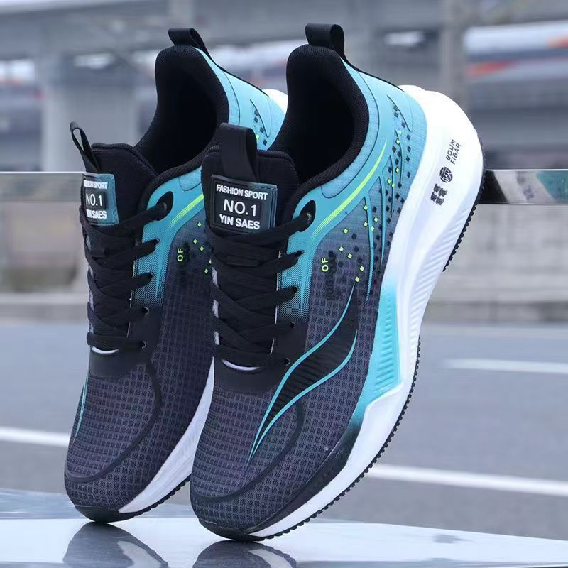 

Sports shoes men s spring mesh breathable running shoes teenagers low-top comfortable men s shoes foreign trade 46
