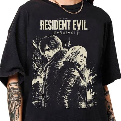 Maglietta Vintage Resident Evil Requiem Gioco Resident Evil 9 Maglietta Unisex