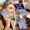 360 Rotating Magnetic Kickstand Skin Feel Leather Case for IPhone Ultra 18 Fold Wide Shockproof Wireless Charge Slim Fit Cover
