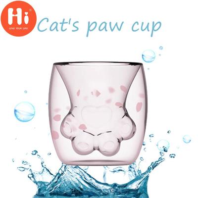 Hi Make Beauty Life Fashionable Design Cute Cup with Cat Claw Cup Milk Cup Beer Glass Cup Mug