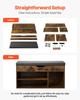 Eingangsbereich Schuhbank, 805 x 305 x 445 mm Schuhaufbewahrungs-Organizer mit verstecktem Klappdeckel-Stauraum, Bank mit 300 lbs Tragkraft, Polstersitz und 3 Schränken für