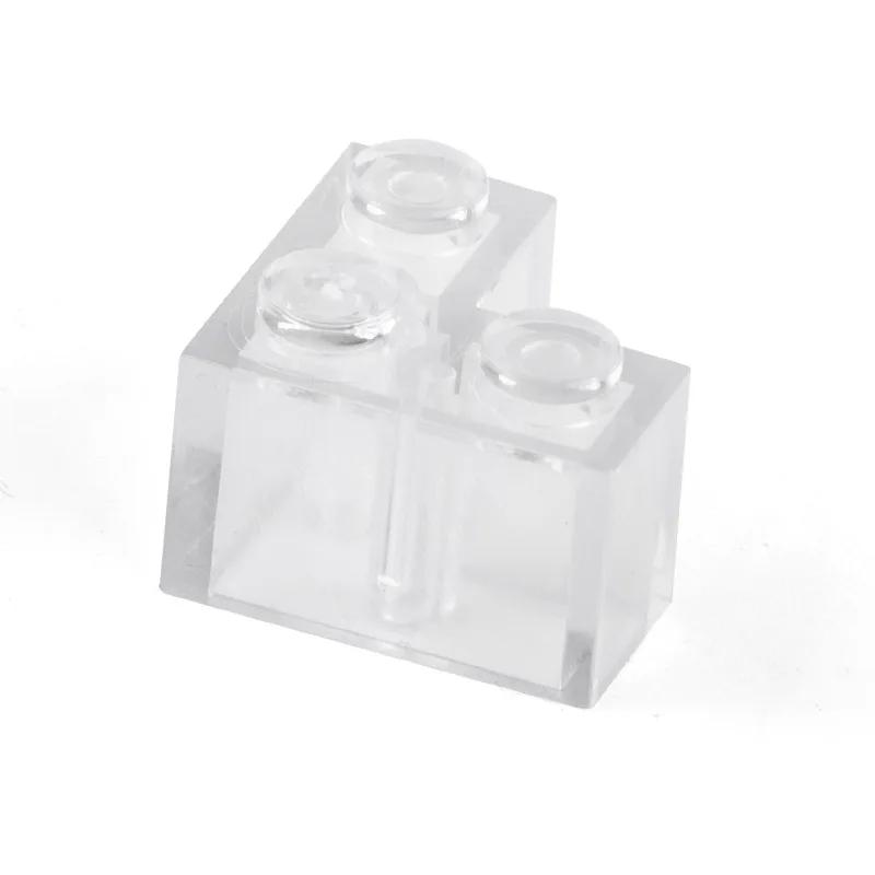 Blocs de Construction Blanc Transparent Non Toxique Briques Figures Épaisses Éducatif Créatif Taille Compatible Autres Marques Plastique Jouets DIY Accessoire