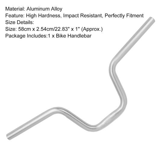 Ultralehká řídítka na kolo Dobrá houževnatost Hliníková slitina Tlumení nárazů Řídítka ve tvaru U Díl na kolo