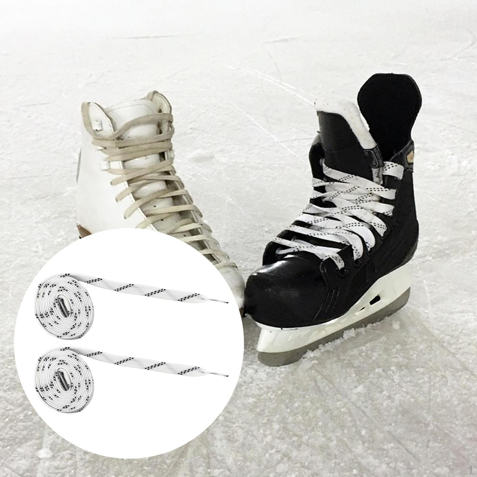 

Hockey Skate Laces Boots Multipurpose Flat Figure White S